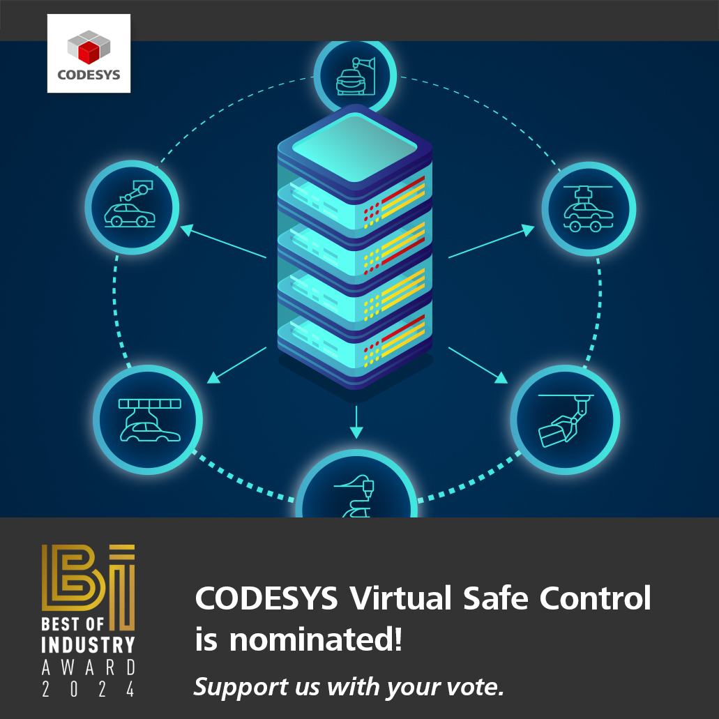 Best of Industry Award 2024: Voting for CODESYS