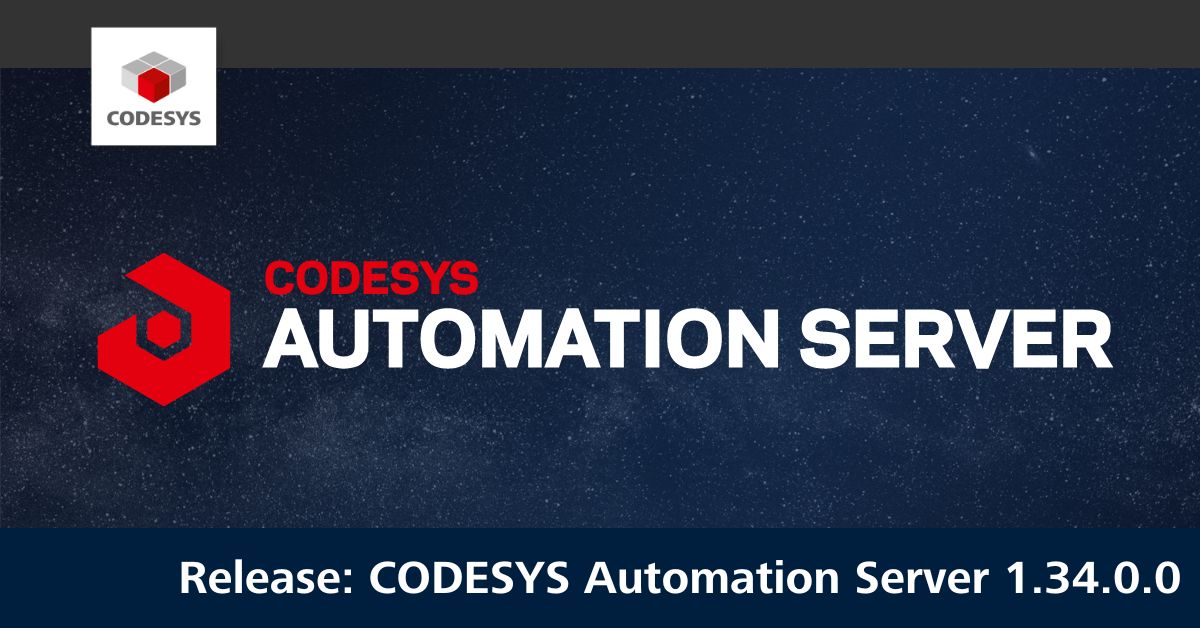 Release CODESYS Automation Server 1.34.0.0