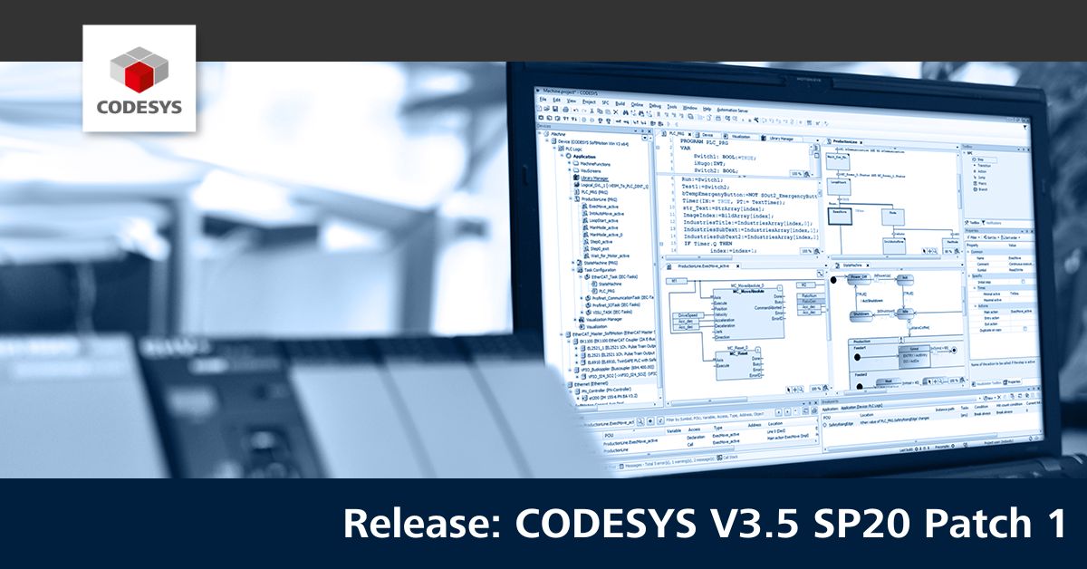 CODESYS V3.5 SP20 Patch 1
